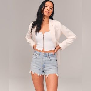 Abercrombie & Fitch High-Rise Mom Shorts